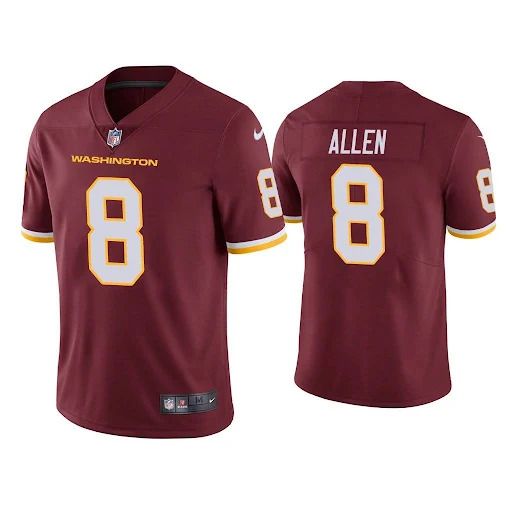 Men Washington Redskins #8 Kyle Allen Nike Red Vapor Limited NFL Jersey->washington redskins->NFL Jersey